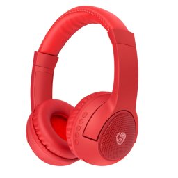 Слушалки-Тонколона с Bluetooth Ovleng BT-801/Червен