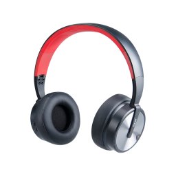 Слушалки с Bluetooth Moveteck HiFi CТ954/Черен-Червен