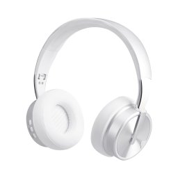 Слушалки с Bluetooth Moveteck HiFi CТ954/Бял