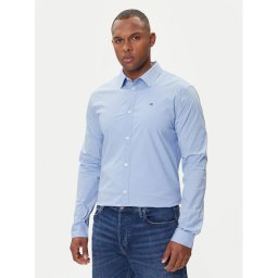 Tommy Jeans Риза DM0DM04405 Светлосиньо Slim Fit