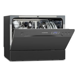 Klarstein Amazonia 6, съдомиялна машина, 1300W, 6 комплекта за хранене, управление с бутон (DSM-Amazonia-6-darkm)