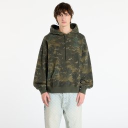 Суитшърт Carhartt WIP Hooded Benton Sweat Camo Combi/ Green Garment Dyed XL