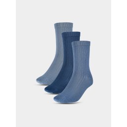 Children's Casual Over Ankle Socks (3Pack) 4F