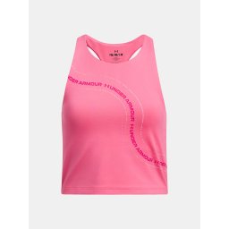 Girls' tank top Under Armour G Motion Branded Crop Tank