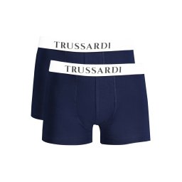 TRUSSARDI MEN'S BLUE BOXER