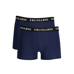 TRUSSARDI MEN'S BLUE BOXER