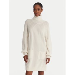 Liu Jo Плетена рокля MF5063 MS009 Екрю Regular Fit