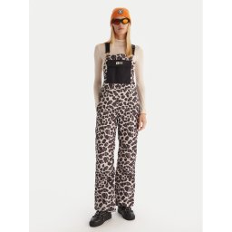 DC Shoes Ски панталони Valiant BIB ADJTP03030 Бежов Regular Fit