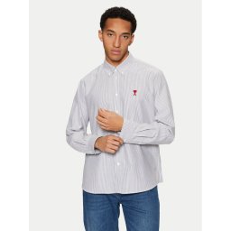 AMI Paris Риза BFUSH063.CO0087 Сив Regular Fit