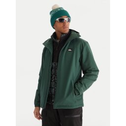 Quiksilver Преходно яке Overcast 3K EQYJK04202 Зелен Regular Fit