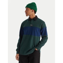 DC Shoes Тениска с яка и копчета Second Half EDYKT03536 Зелен Regular Fit