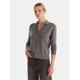 Calvin Klein Пуловер LV044A305G Сив Regular Fit