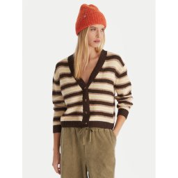 Quiksilver Кардиган Bukit EQWSW03030 Кафяв Regular Fit