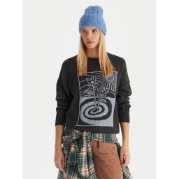 Quiksilver Пуловер Barnwell EQWSW03026 Сив Regular Fit