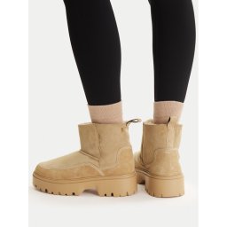 Tommy Hilfiger Апрески Real Shearling Pullon FW0FW08997 Бежов