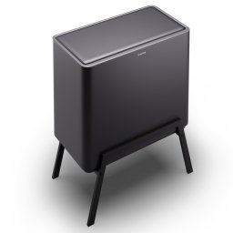 Klarstein Yuma, кош за отпадъци, 40 литра, включително компостър, с крачета, филтър за миризми (KG27-Yuma40L-schw)