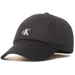 Шапка с козирка Calvin Klein Jeans Monogram Baseball Cap IU0IU00150 Черен