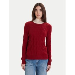 Tommy Hilfiger Пуловер WW0WW43586 Червен Regular Fit