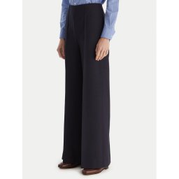 Tommy Hilfiger Панталони тип палацо WW0WW48406 Тъмносин Wide Leg