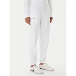 Kappa Долнище анцуг Festa 331M34W Бял Regular Fit