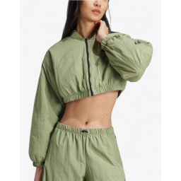 ADIDAS Sportswear City Escape Padded Bomber Jacket Green