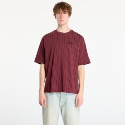 Тениска New Era Pinstripe Os Tee UNISEX Frosted Burgundy XL