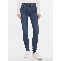Tommy Hilfiger Дънки Th Flex Como Skinny Rw Pam WW0WW40638 Тъмносин Skinny Fit