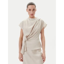 Bruuns Bazaar Блуза Acacia BBW4427 Бежов Regular Fit