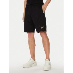 EA7 Emporio Armani Спортни шорти 8NPS65 PJVRZ 0208 Черен Regular Fit