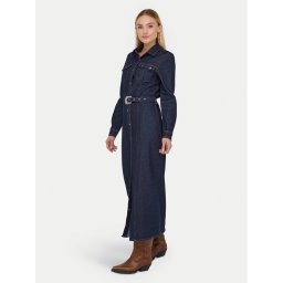 ONLY Дънкова рокля Camomile 15357757 Тъмносин Regular Fit