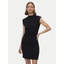 Vero Moda Ежедневна рокля Nelli 10335685 Черен Slim Fit