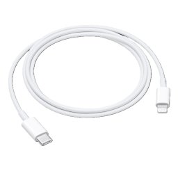 Оригинален кабел Apple, USB-C-Lightning, 96W, 1m ,MUQ93ZM/A, Бял