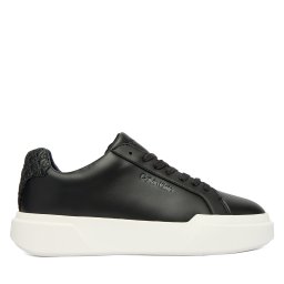 Сникърси Calvin Klein Chunky Cupsole Laceup Lth Bt Aop YW0YW02036 Черен