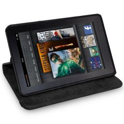 Amazon Kindle Fire Кожен Калъф + Протектор