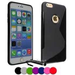 Apple iPhone 6 4.7" Силиконов Калъф + Протектор и Стилус
