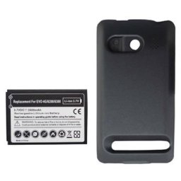HTC BA S390 Усилена 2800 mAh Батерия + Капак за HTC EVO 4G