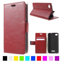 HTC Desire 320 Magnetic Кожен Калъф и Скрийн Протектор