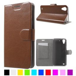 HTC Desire 530 Magnetic Wallet Кожен Калъф и Протектор