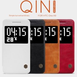 HTC One A9 Nilkin Window Кожен Калъф и Протектор