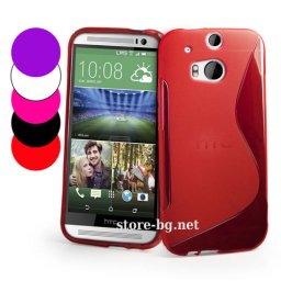 HTC One M8 Силиконов Калъф + Скрийн Протектор