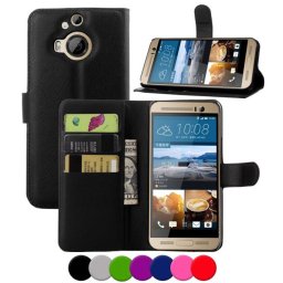 HTC One M9 Plus Magnetic Wallet Кожен Калъф и Протектор