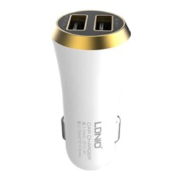 LDNIO DL-C27 Зарядно за Автомобил 12V - 24V 3.4A 2 USB Порта