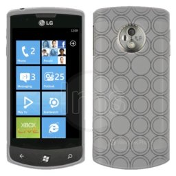 LG E900 Optimus 7Q Силиконов Калъф Бял + Протектор