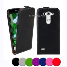 LG G3 S mini Флип Кожен Калъф + Скрийн Протектор