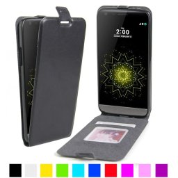 LG G5 Флип Кожен Калъф и Протектор