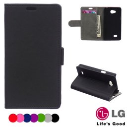 LG Joy H220 Magnetic Wallet Кожен Калъф и Протектор