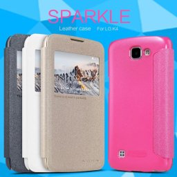 LG K4 Nillkin Window Кожен калъф и Протектор