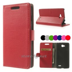 LG L90 D405N Magnetic Wallet Кожен калъф + Протектор