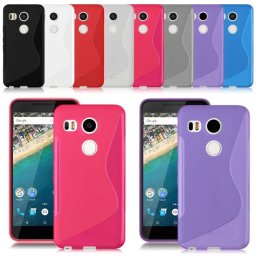 LG Nexus 5X Силиконов Калъф TPU и Протектор
