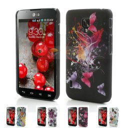 LG Optimus L7 II Dual P715 Printed Твърд Капак + Протектор